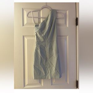 Michael Costello x Revolve Soft Gray Gown